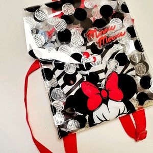 New Disney Minnie Mouse clear backpack